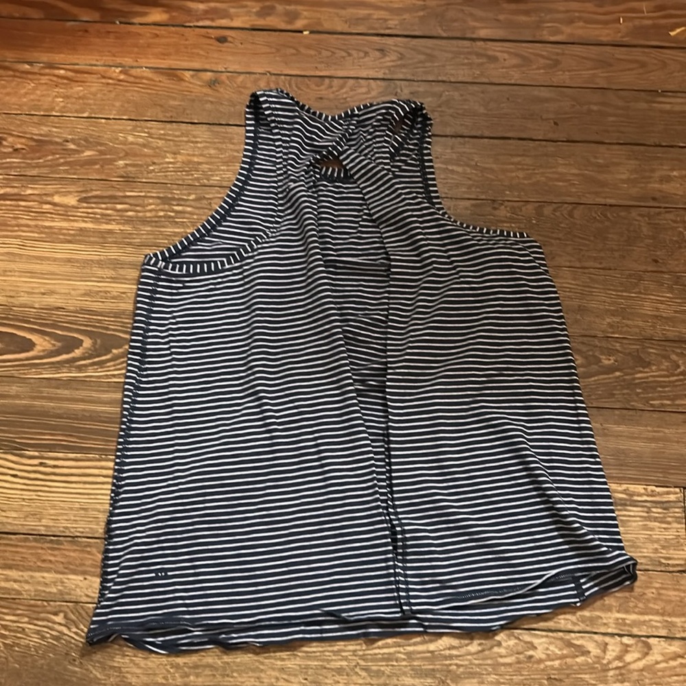 Lululemon Striped Open Back Tank - Picture 2 of 2